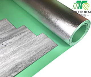 Green Underfloor Heating Underlay Under Laminate Flooring 2mm 33kg/cbm