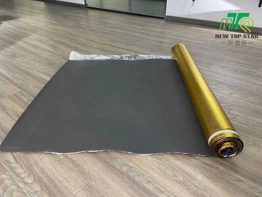 Premium Gold Wood Flooring Underlayment Eco Silent Sound Underlayment 3mm 110kg/m3
